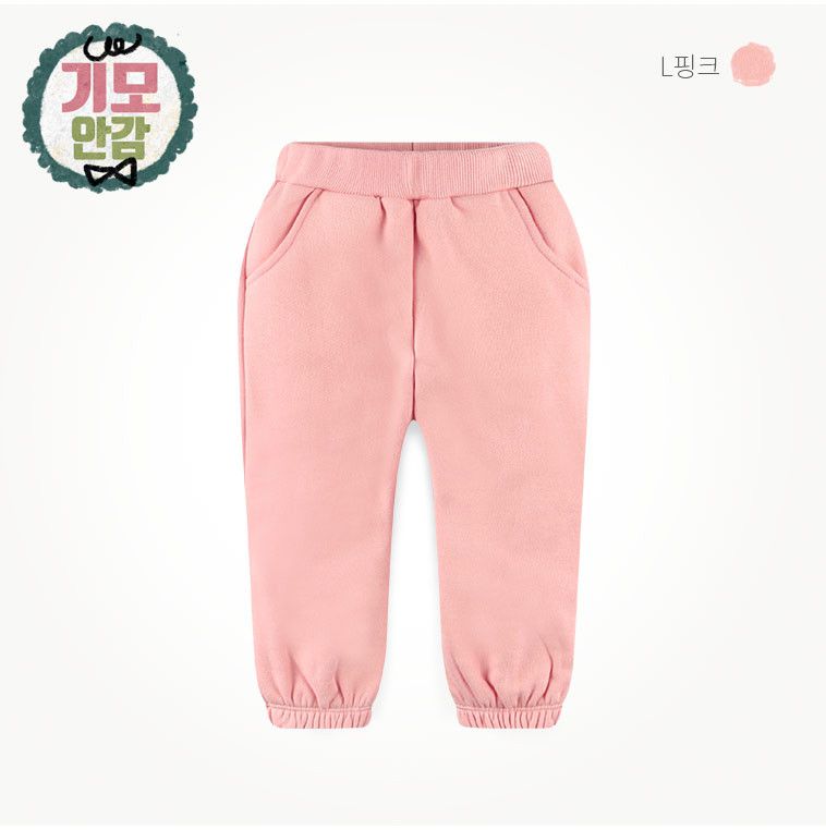 韓國 milk mile - (裏起毛)長耳狗狗套裝-粉紅