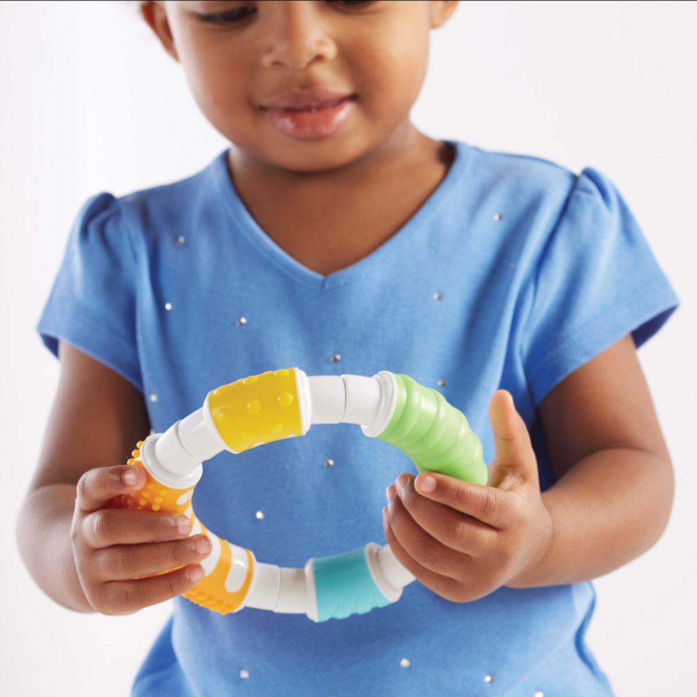 美國 guidecraft - 觸覺磁力彎彎積木-20件