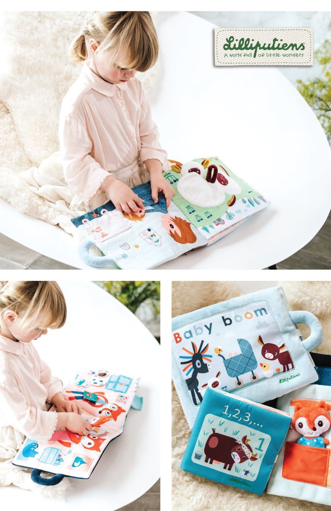 比利時 Lilliputiens - 互動式布書-寶寶出生了