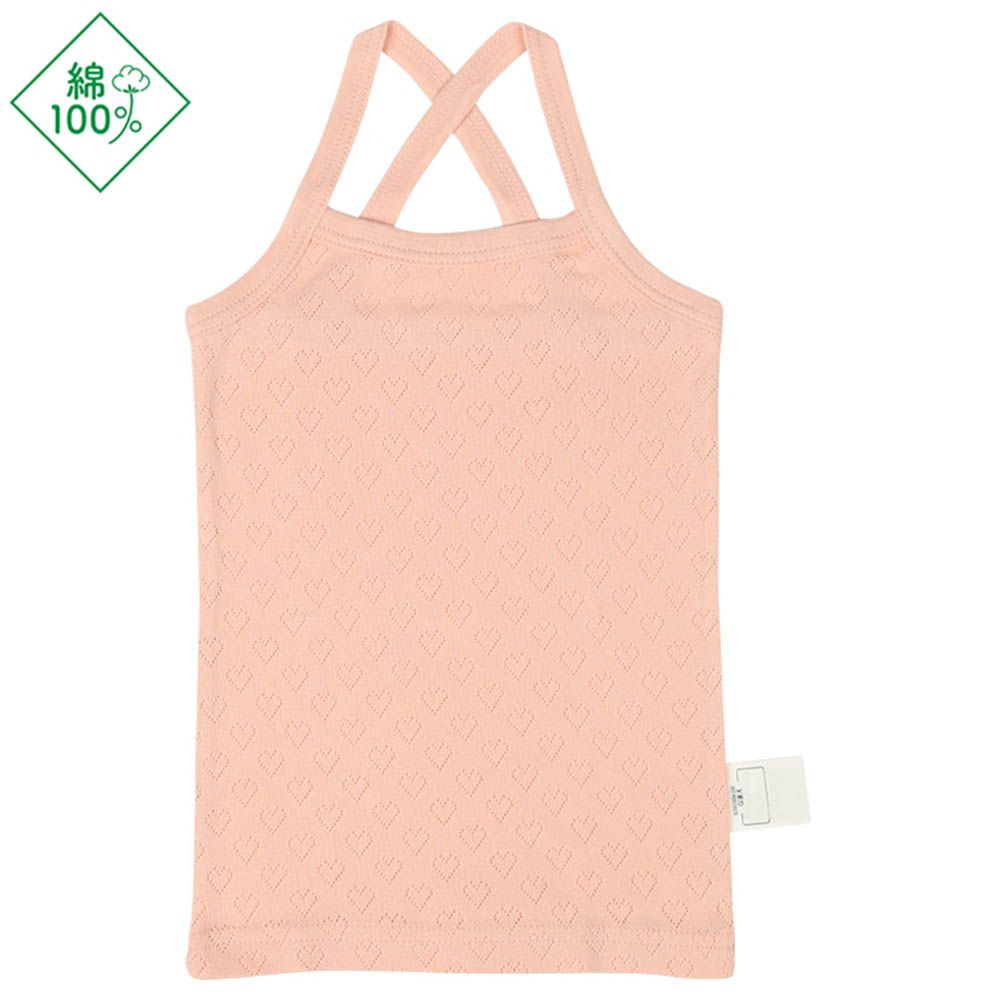 時尚細肩帶背心-粉紅色