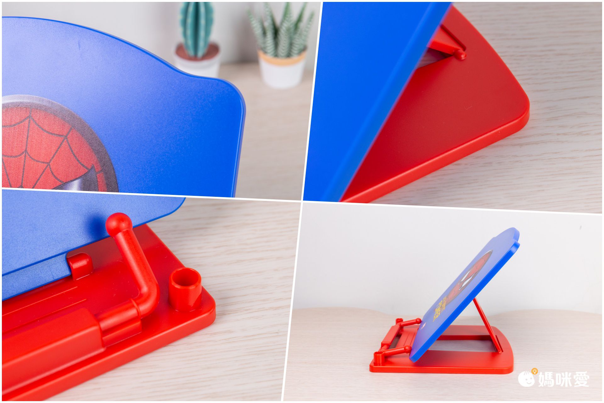 簡易可調整式閱讀書架-卡通人物艾莎與雪寶-粉+紫色 (20.8*24.2*2cm)