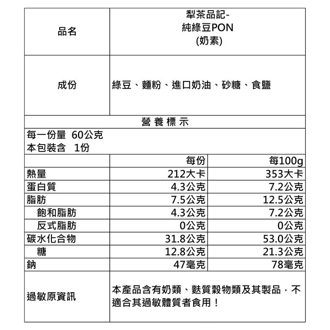 犁茶品記 - 賞金喜月-(純綠豆PONx3+紅豆蛋黃酥x3+芋泥蛋黃酥x3)