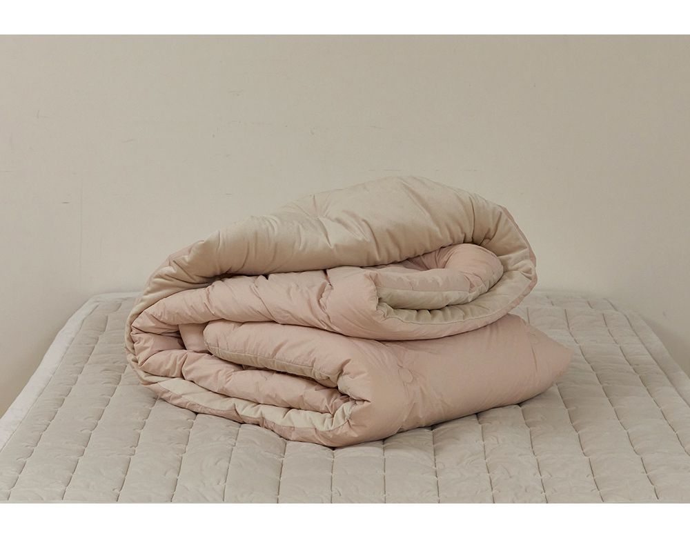 韓國 Maatila - 高密度60支棉舒柔超細纖維棉被(冬被)-草莓拿鐵