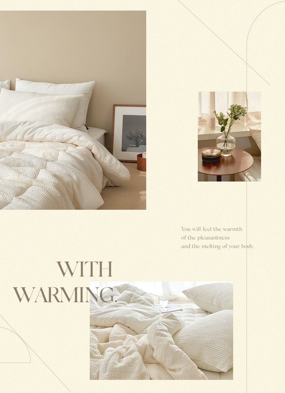 韓國 Maatila - 可水洗天絲莫代爾鬆餅棉被-優格