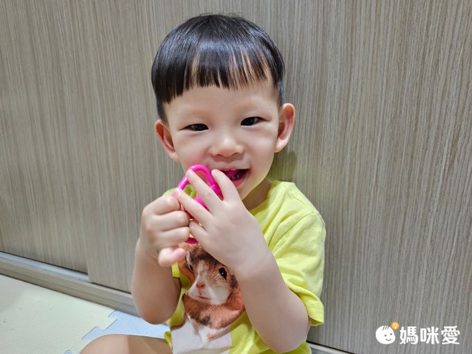 akachan honpo - 刷牙老師 幼兒牙刷 附輔助環