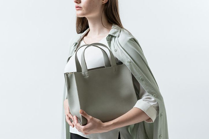 日本 MURA - [樂天NO.1] Square輕量皮革方形托特包-深可可 (26x23x16cm)