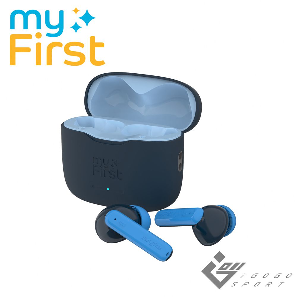 myFirst - CareBuds 真無線藍牙兒童耳機-太空藍-全球首款真無線藍牙兒童耳機