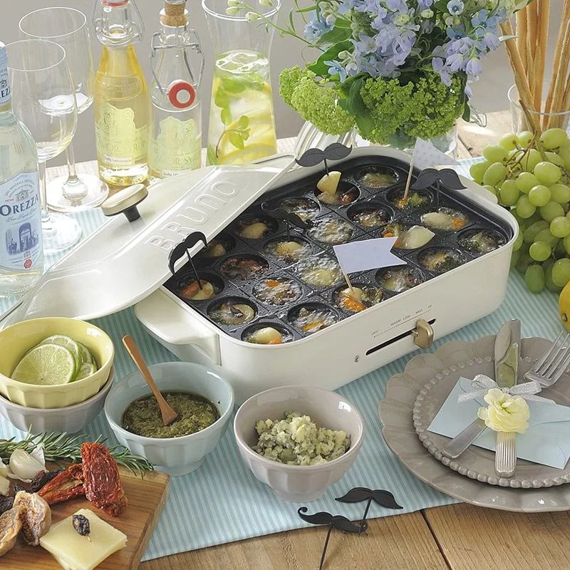 日本 BRUNO - 多功能電烤盤專用配件 章魚燒烤盤