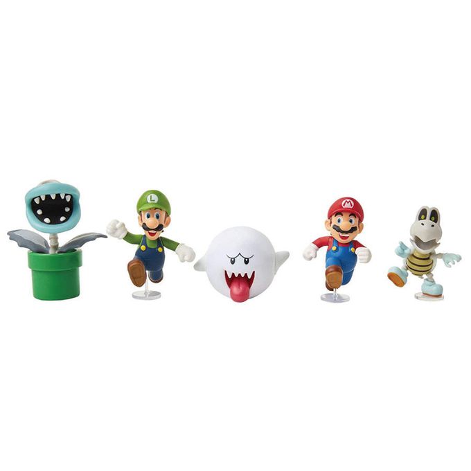超級瑪利歐 - 2.5吋幽靈公仔5入