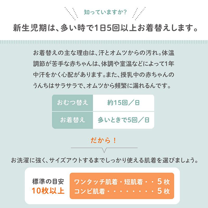 日本 Combi - mini系列-純棉蝴蝶衣(黏貼式)-白色 (60-70)