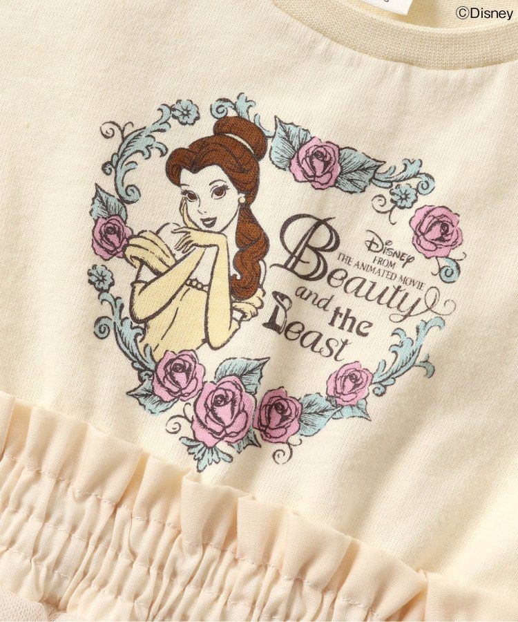 日本 apres les cours - 迪士尼 公主蕾絲拼接澎裙洋裝-小美人魚-粉x嫩綠