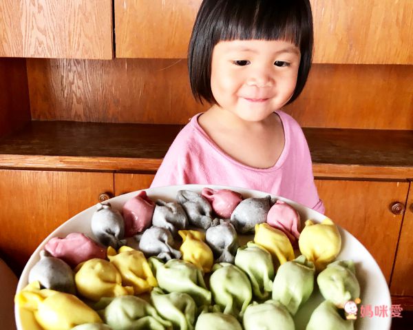 天然無添加、無人工色素【詹鬼媽咪糖果幼童手工水餃】