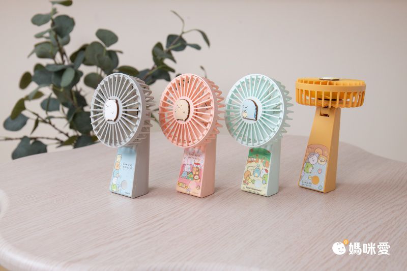 AIRMATE 艾美特 - USB垂直翻轉充電風扇-角落小夥伴款-白熊白