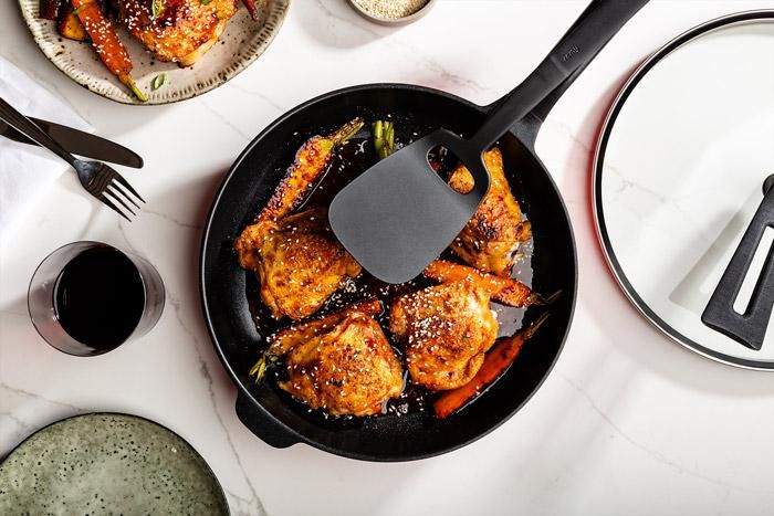 Remy - 多功能萬用不沾鍋(含鍋蓋)-24cm-Remy pan plus-純淨白