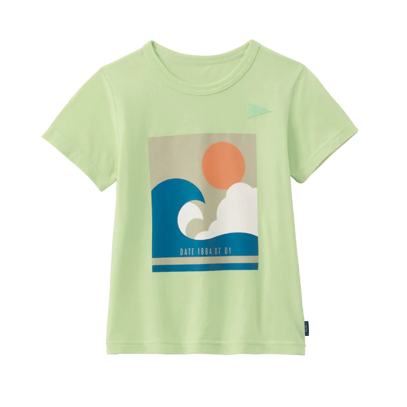 日本千趣會 - GITA 天竺棉印花短T-海岸旅行車與狗-杏