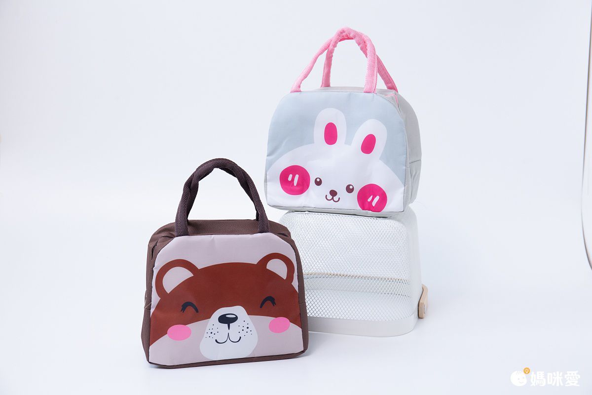 保溫便當袋-米色企鵝