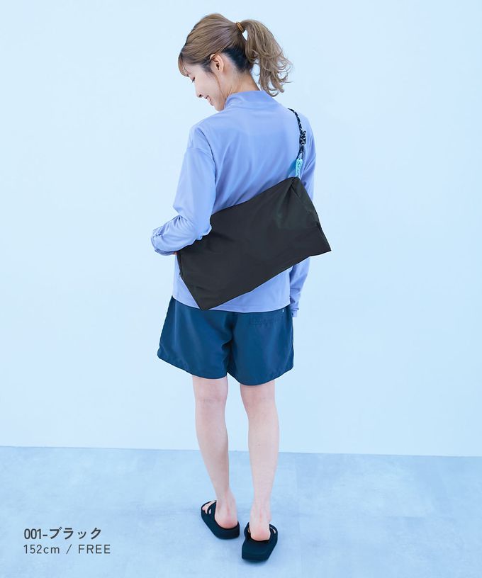 日本 devirock - 2way柔軟玩水便利親子側背包-粉紅 (41x24x9cm)