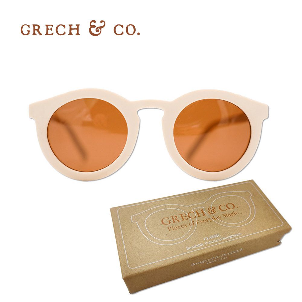 丹麥 GRECH & CO. - V3款偏光墨鏡紙盒款-奶茶