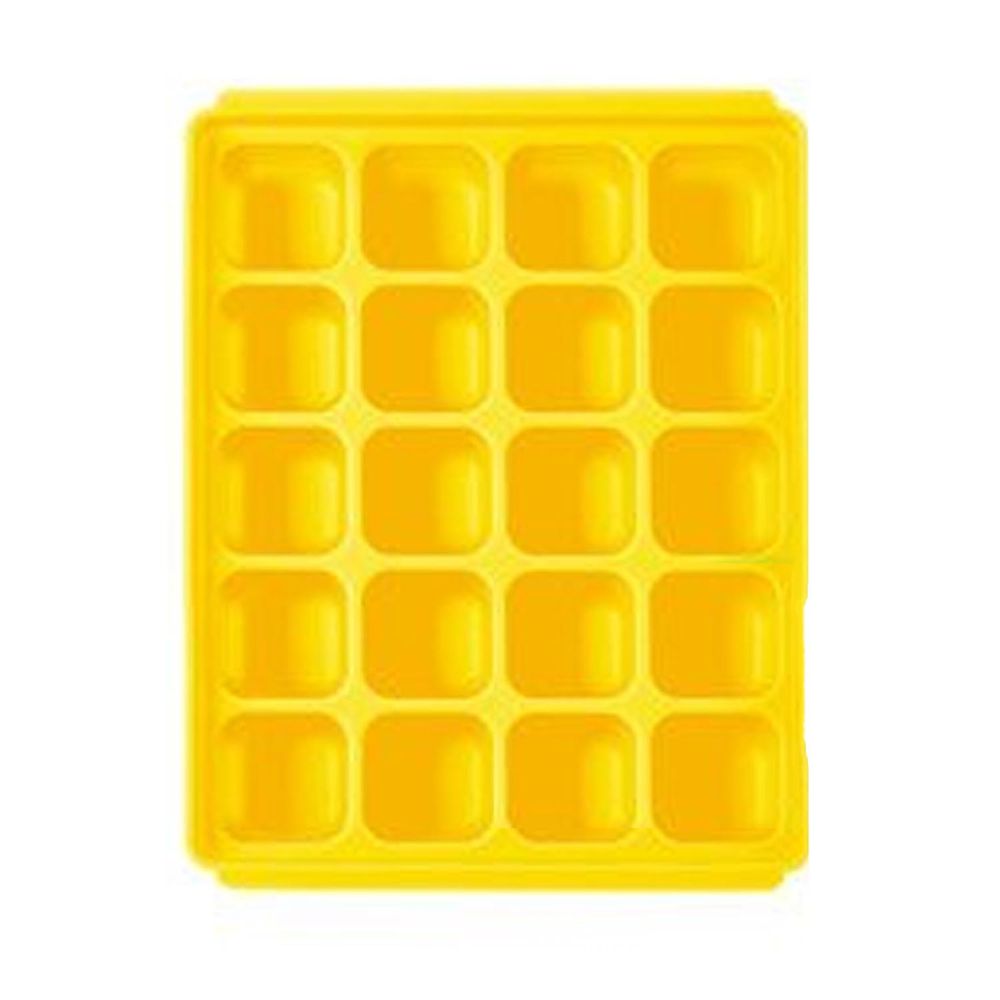TGM - 白金矽膠副食品冷凍儲存分裝盒 (S - 黃色)