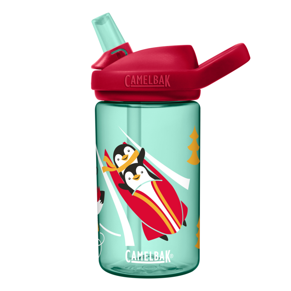 CamelBak - EDDY+ 兒童吸管運動水瓶-滑雪動物-400ml