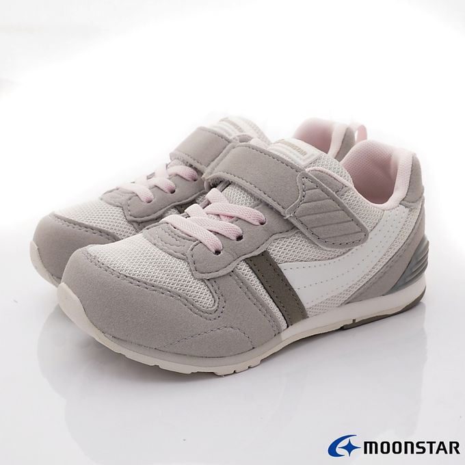 Moonstar日本月星 - 月星HI系列十大機能款-MSCNC2121S7灰(中大童段)-機能運動鞋-灰