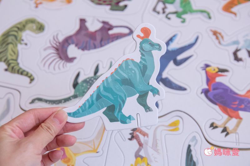 探索世界第一步【法國Janod】世界恐龍拼圖＆學習桌遊