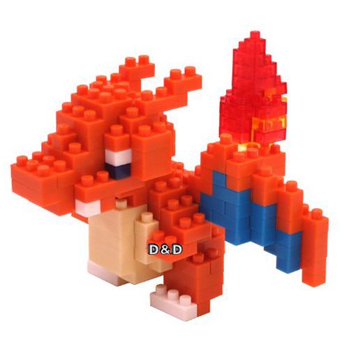 Nano Block 迷你積木 - 《Nano Block 迷你積木》NBPM-008 噴火龍