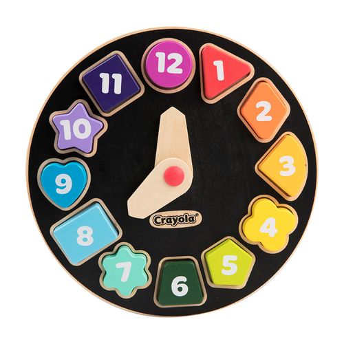 Crayola繪兒樂 - 早教創意啟蒙趣味塗鴉木時鐘