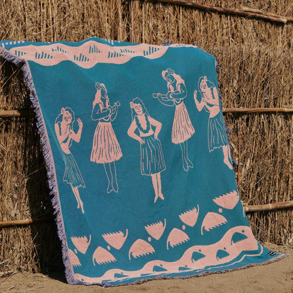 HULA GIRL 聯名 (OUTDOOR NATION) 萬用毯