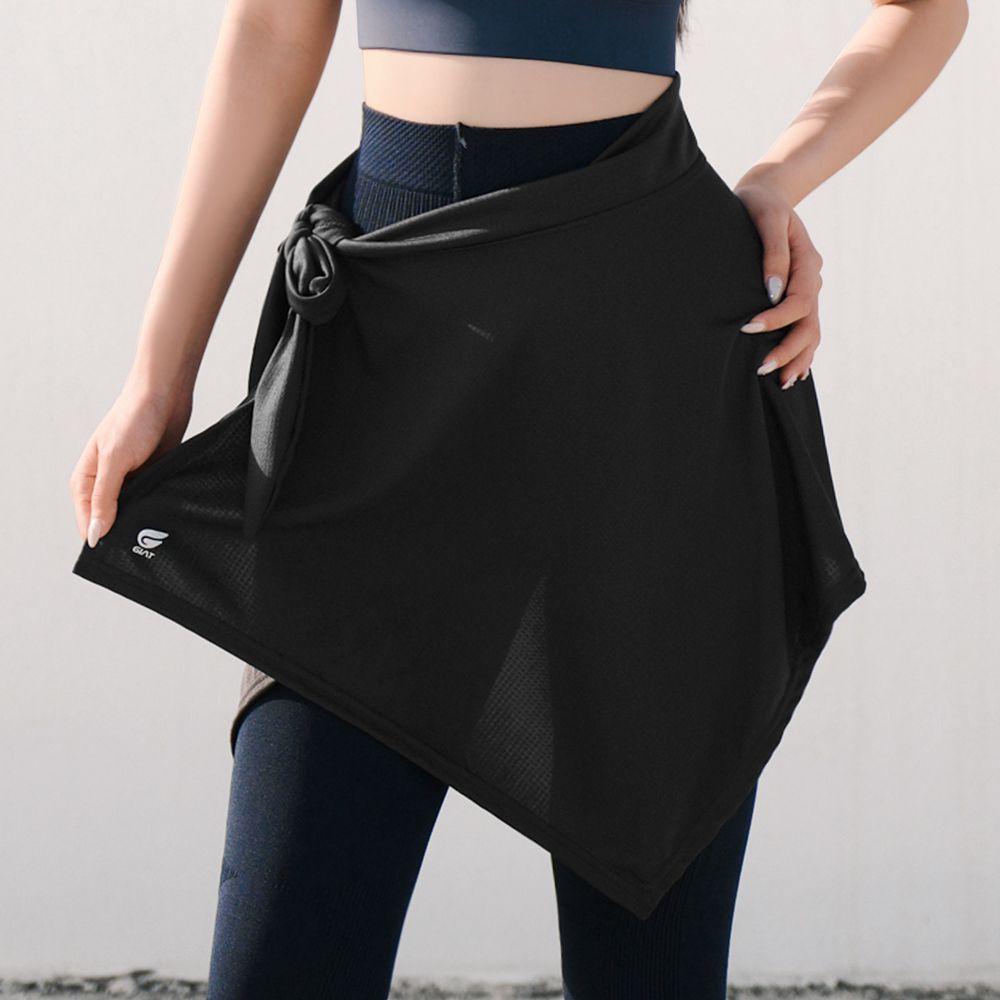 一片式涼感遮罩裙-女款-經典黑