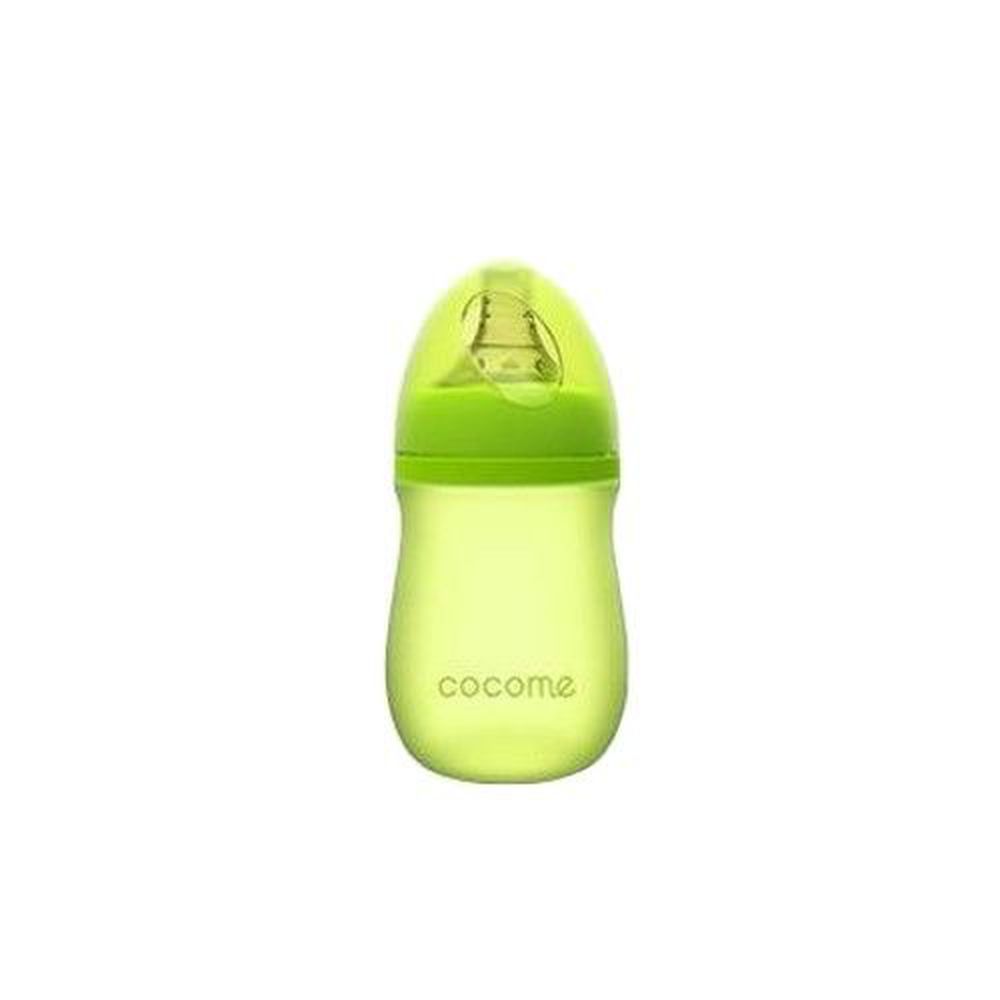 cocome 可可萌 - 防爆感溫晶鑽寬口玻璃奶瓶-綠色 (M [3個月起])-150mL
