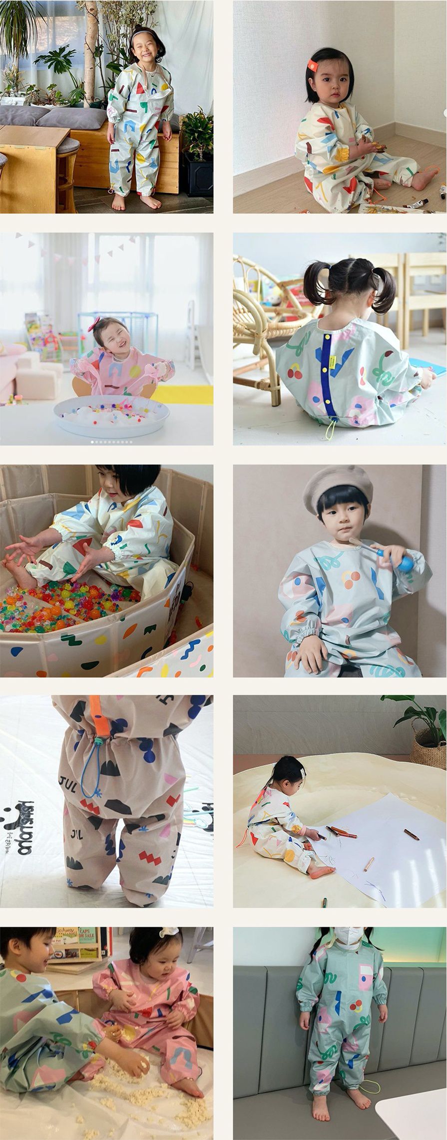 正韓 Julgran 畫畫圍兜 ✦ 大膽創作，不怕弄髒衣服