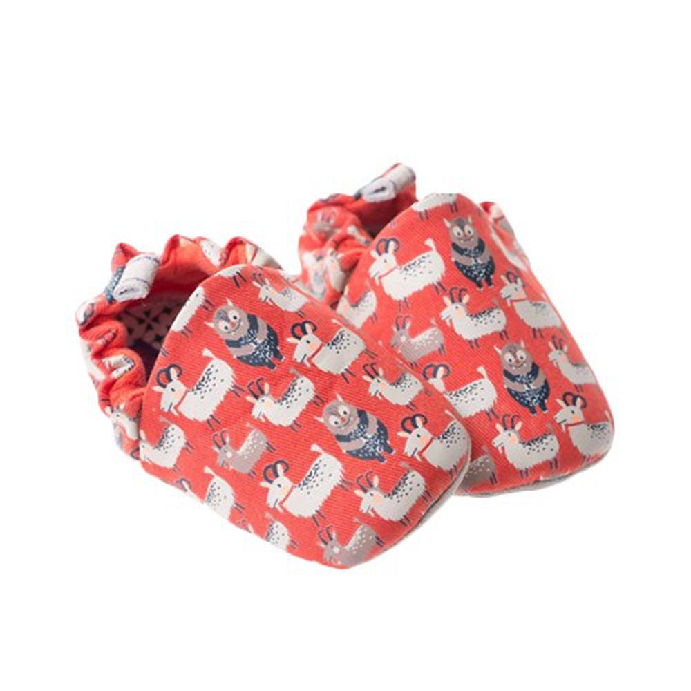 英國 POCO NIDO - 寶寶手工鞋/學步鞋-紅色小羊