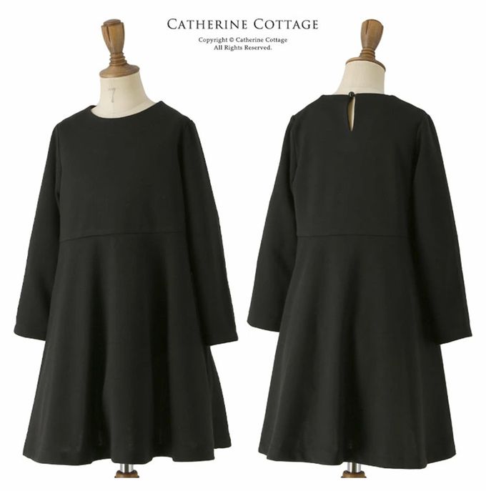 日本 Catherine Cottage - [萬聖節]小魔女長袖洋裝(附髮箍)-海軍藍