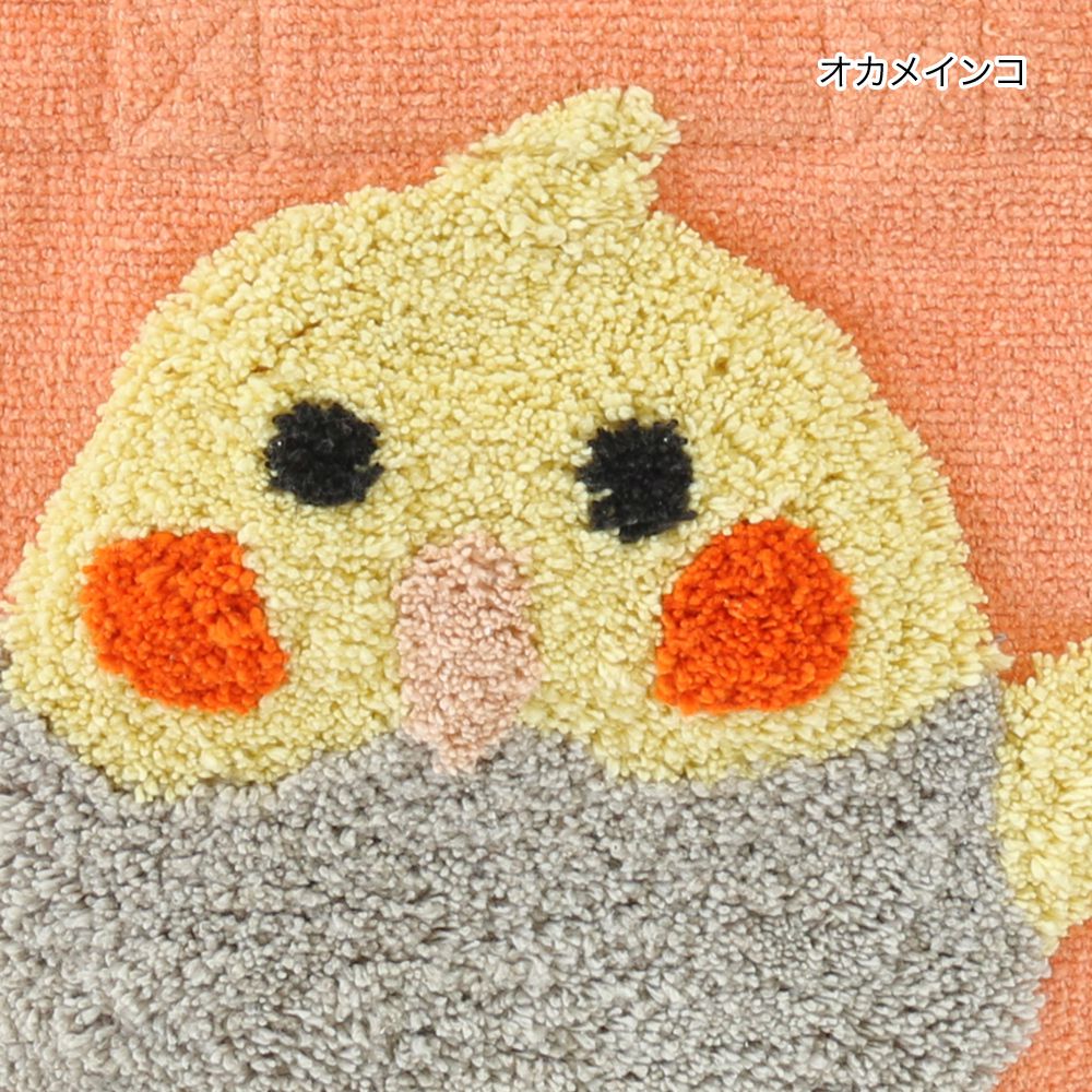日本 TOMO - 可愛動物刺繡帆布包/提袋-小刺蝟 (29×21×D10cm)
