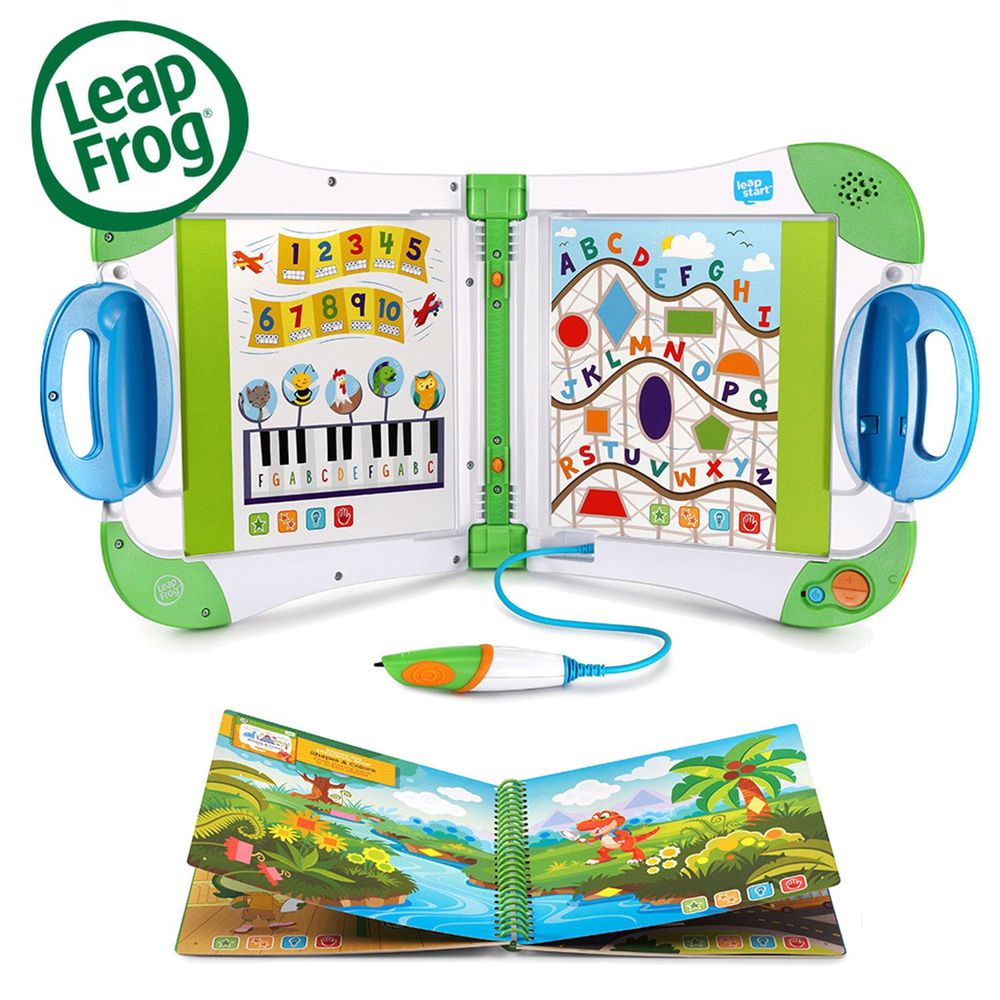 LeapFrog美國跳跳蛙 - LeapStart全英幼童行動學習機-新版(2歲以上適用)-綠白