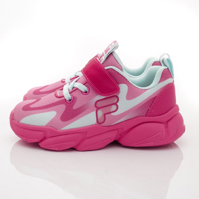 FILA - FILA電燈運動鞋-2-J824X-221桃(中小童段)-運動鞋-桃