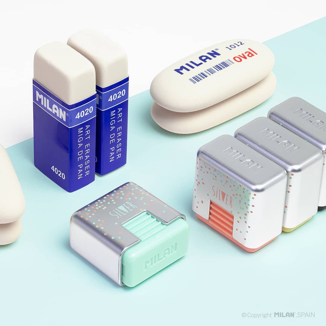 MILAN - 方形橡皮擦_繽紛糖果盒(4入組)