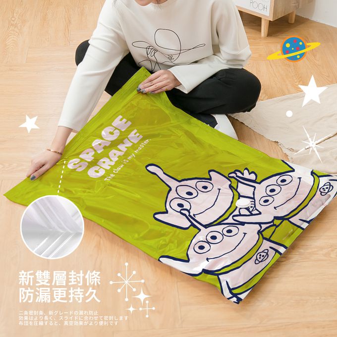 收納王妃 - 迪士尼 Disney 玩具總動員(塗鴉款) 真空壓縮袋 收納真空袋 衣物收納袋(9入/組)