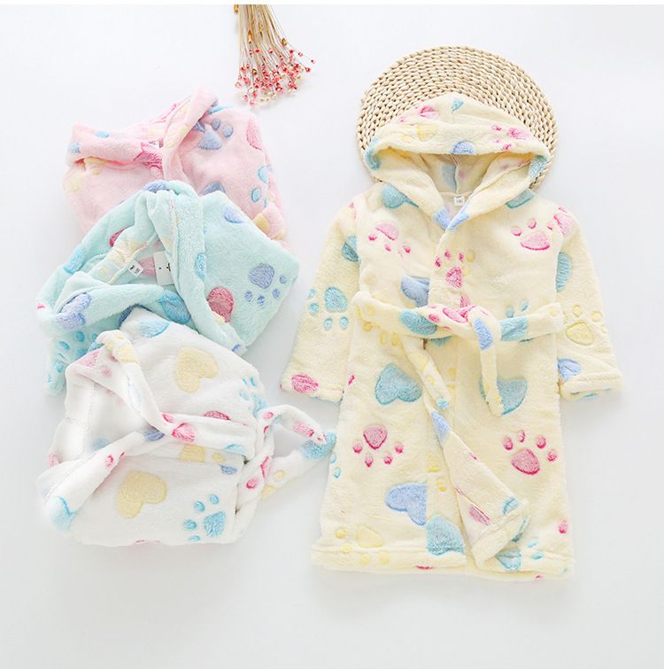 超柔軟珊瑚絨開扣睡衣-藍色草莓