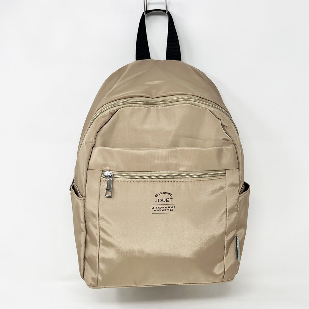 JOUET 7pocket輕便休閒後背包-杏色