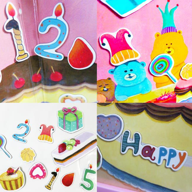 Babytiger - 手提包磁鐵書-生日派對