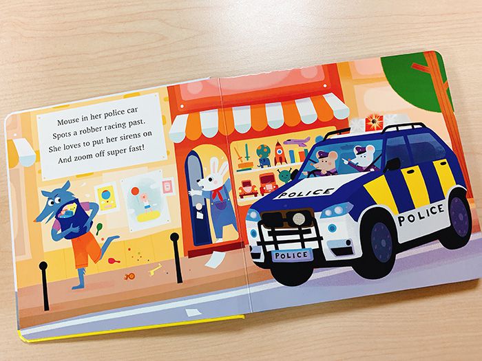 Race to the Rescue  救援交通工具音效書 (厚頁書)