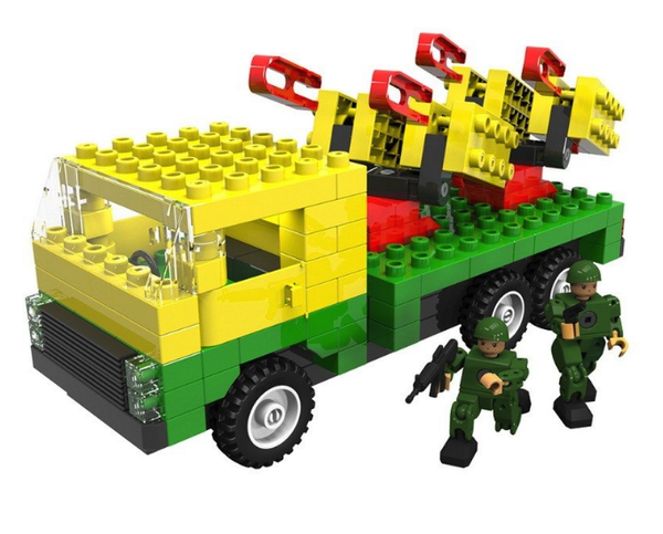 香港JEKCA積卡百變積木 - 積木-導彈發射車-360PCS