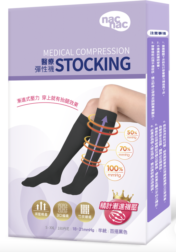 nacnac的彈性襪好穿嗎？