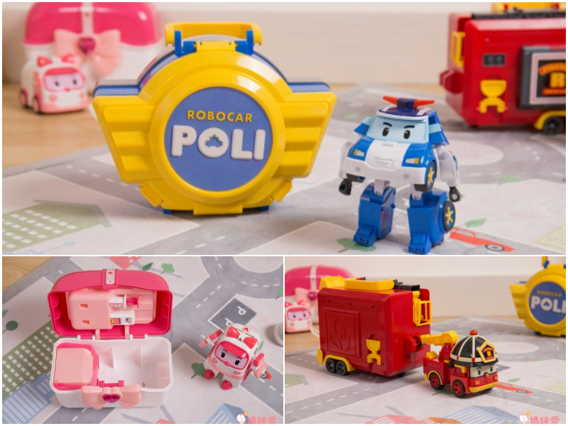 POLI 波力救援小英雄 - LED變形羅伊手提基地