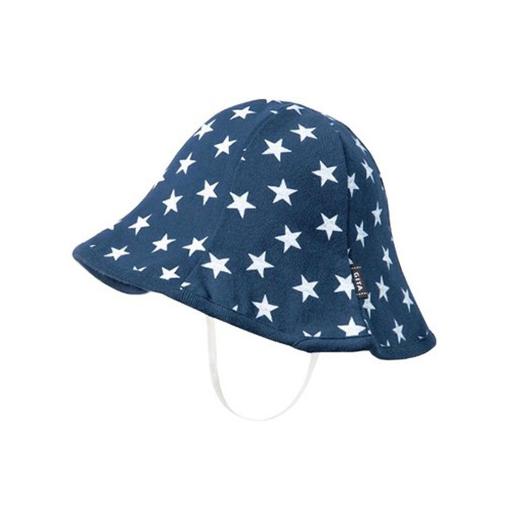 日本千趣會 - 波浪漁夫帽-深藍星星 (48cm)