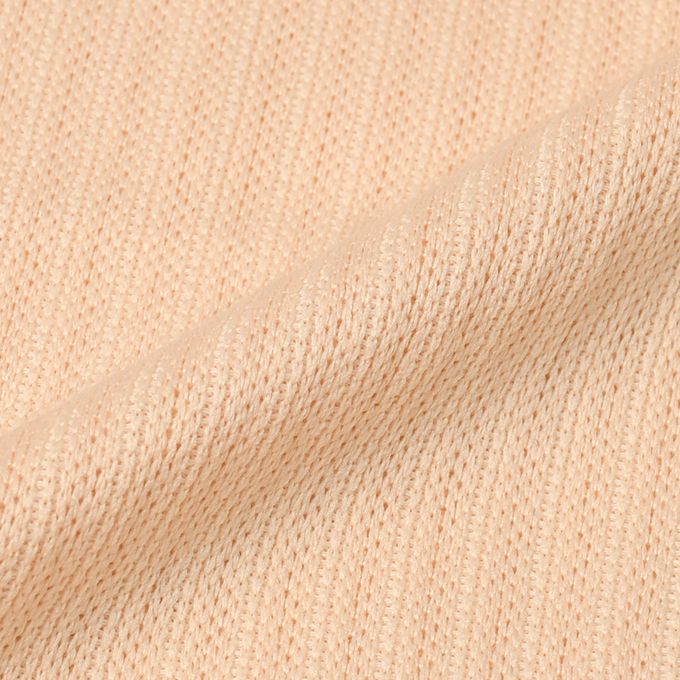 akachan honpo - 麻花針織上衣-淺卡其色