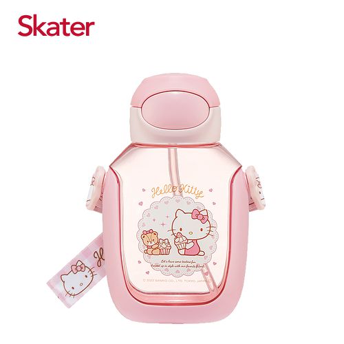 6DX吸管水壺 (530ml)-Kitty