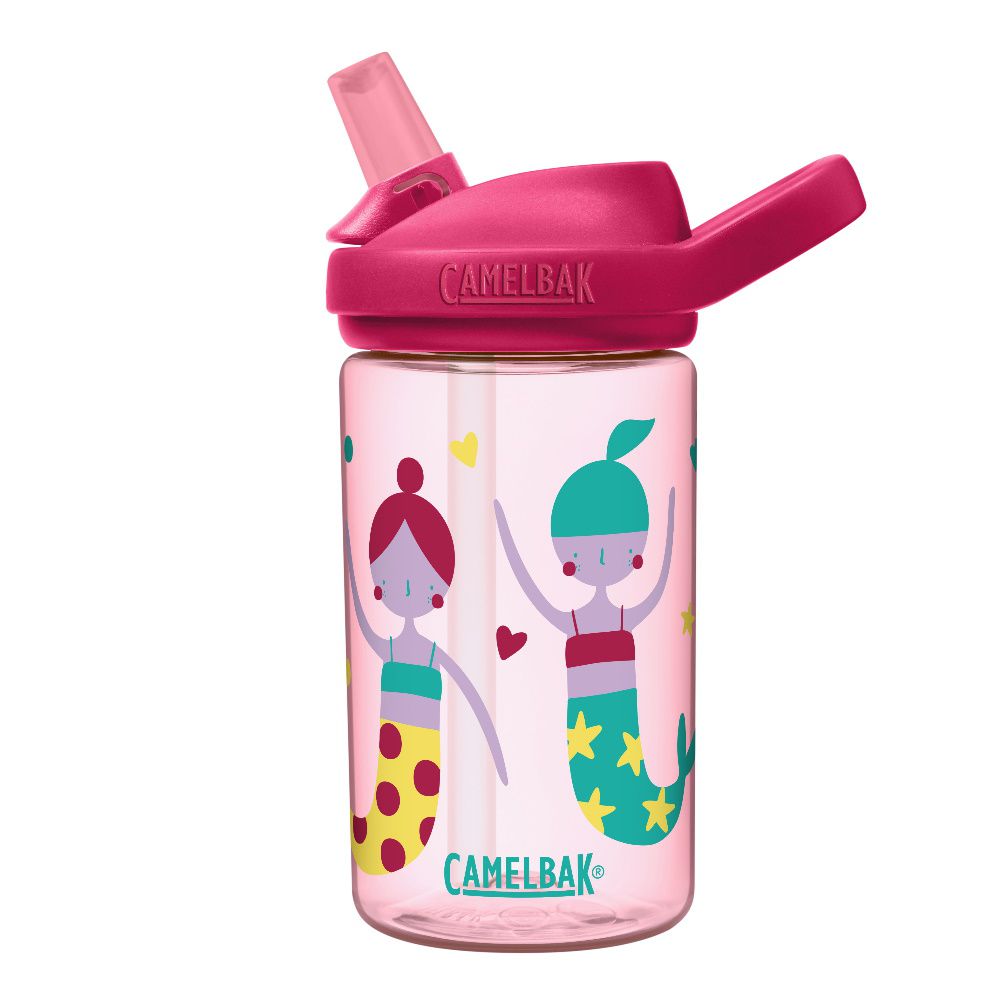 CamelBak - EDDY+ 兒童吸管運動水瓶-娃娃美人魚 (400ml)-156g